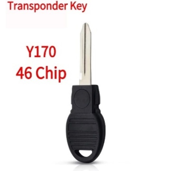 Y170 Chrysler / Dodge / Jeep Transponder Key 46chip(Aftermarket chip )(No logo)